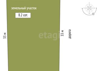 Земельный участок на продажу, 8.2 сот., садовые участки 3-й массив