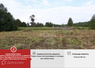 Продается земельный участок, 80 сот., Ярославская область
