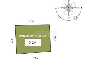 Продам участок, 6 сот., посёлок городского типа Берёзовка, улица Дружбы