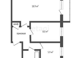 2-ком. квартира на продажу, 40.6 м2, Москва, Озёрная улица, 30к1, район Очаково-Матвеевское