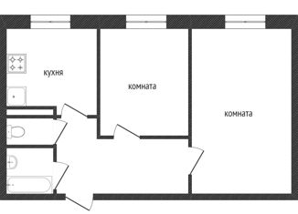 Продажа двухкомнатной квартиры, 45.3 м2, Тюменская область, улица Григория Кукуевицкого, 2