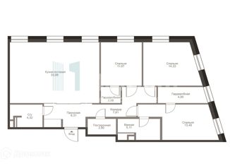Продам 4-комнатную квартиру, 108.6 м2, Москва, Серебрянический переулок, 8, метро Таганская