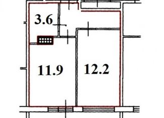 Продажа 1-комнатной квартиры, 34.6 м2, Кудрово, Европейский проспект, 22, ЖК Европейский парк