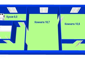 Продам двухкомнатную квартиру, 44 м2, Красноярский край, Центральный проезд, 8