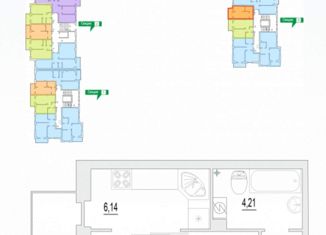1-ком. квартира на продажу, 25.6 м2, Псков, ЖК Смарт-квартал