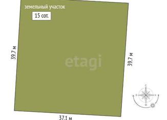 Продается участок, 15 сот., ДНТ Янтарное, Центральная улица