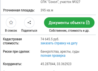 Продам земельный участок, 4 сот., садовое товарищество Сокол