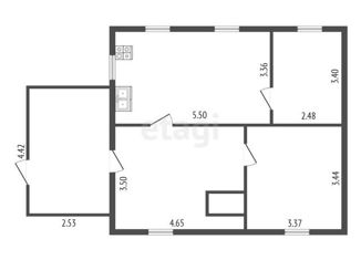 Продается 3-ком. квартира, 53.7 м2, Тюменская область, Центральная улица, 61