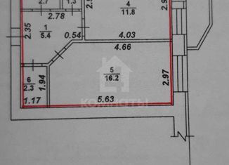 Продается 1-ком. квартира, 39.7 м2, город Семилуки, Транспортная улица, 14/9