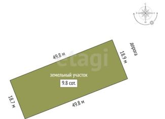 Продается земельный участок, 9.8 сот., коттеджный посёлок Журавлиный остров