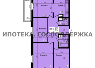 Продажа 4-ком. квартиры, 110.4 м2, посёлок Парголово, Ольгинская дорога, 3/20