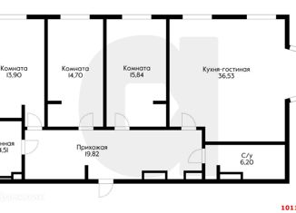 Продажа 3-комнатной квартиры, 111.5 м2, Краснодар, Зиповская улица, 36, ЖК Кубанский