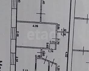 Продается трехкомнатная квартира, 52 м2, Отрадный, Новокуйбышевская улица, 36/26