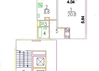 Продам 1-ком. квартиру, 42 м2, Москва, улица Конёнкова, 5, улица Конёнкова