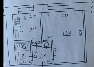 Однокомнатная квартира на продажу, 21 м2, Самара, улица Промышленности, 298, метро Советская