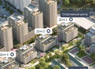 Продается двухкомнатная квартира, 79.33 м2, Новосибирск, ЖК Авиатор, улица Аэропорт, 25стр