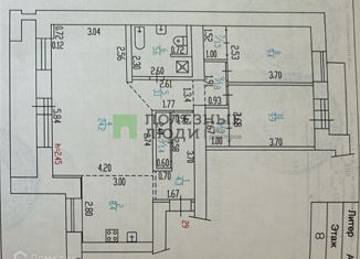 Продам 3-ком. квартиру, 71.3 м2, Алтайский край, улица Папанинцев, 114