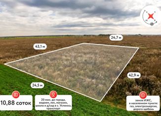 Продам участок, 10.88 сот., деревня Ушакова, Вольная улица