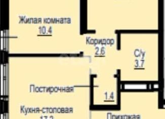 Сдам 2-комнатную квартиру, 58 м2, Тюмень, улица Эльвиры Федоровой, 1, Восточный округ