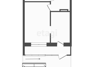 Продам офис, 50.6 м2, Тюмень, Калининский округ, улица Мира, 57