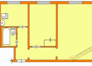 2-ком. квартира на продажу, 42 м2, Железногорск, улица Калинина, 32