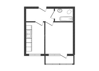 Продается однокомнатная квартира, 31.2 м2, посёлок городского типа Энем, переулок Ильницкого, 2