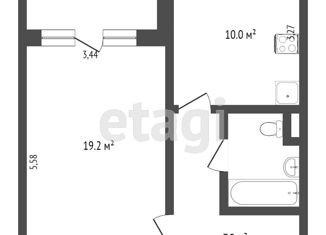 Продаю 1-комнатную квартиру, 45 м2, Тверь, улица Склизкова, 10, Центральный район