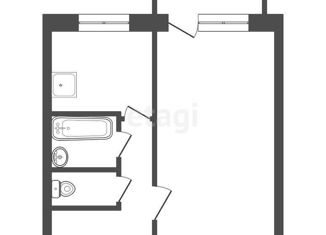 Продам 1-комнатную квартиру, 30.1 м2, Красноярск, Свердловская улица, 47