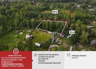 Продаю земельный участок, 12.8 сот., СНТ Солнышко, Рябиновая улица