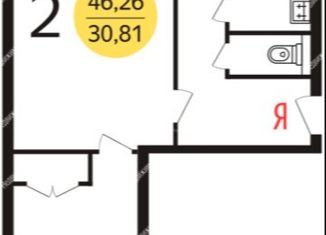 2-ком. квартира на продажу, 46 м2, Москва, Нагорная улица, 39к4, метро Нахимовский проспект