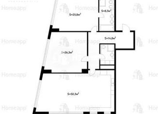 Продам трехкомнатную квартиру, 130.8 м2, Москва, Мытная улица, 40к2, Мытная улица