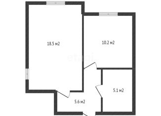 Продажа двухкомнатной квартиры, 39.2 м2, Краснодар, Криничная улица, 128к1, Криничная улица