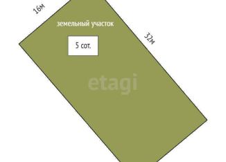 Продам земельный участок, 5 сот., СНТ Сад, Верхняя улица