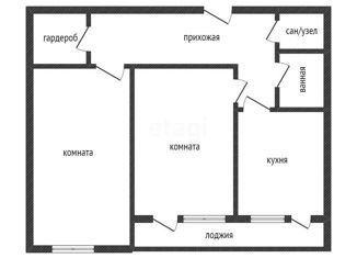 Продаю двухкомнатную квартиру, 55 м2, Краснодар, ЖК Зеленодар, 3-я Трудовая улица, 1/3