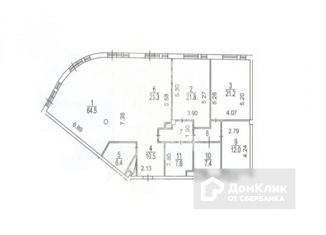 Продам 3-ком. квартиру, 182 м2, Москва, улица Остоженка, 11, улица Остоженка