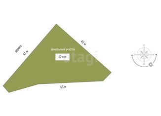 Продажа земельного участка, 12 сот., Добровское сельское поселение
