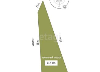 Продам земельный участок, 11.4 сот., СТ Родничок