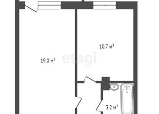 Продажа 1-комнатной квартиры, 30 м2, Красноярск, 2-я Хабаровская улица, 12, Октябрьский район