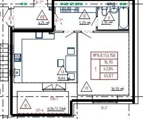 Продажа 1-комнатной квартиры, 42 м2, Кострома, улица Ленина, 160А, ЖК Берендеевы Пруды