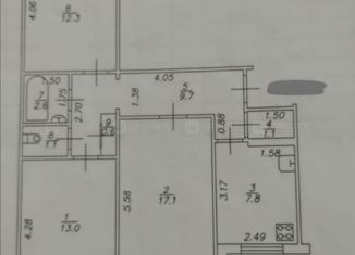 Продам трехкомнатную квартиру, 69 м2, Казань, улица Комиссара Габишева, 19Б, Приволжский район