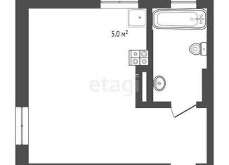Продаю квартиру студию, 34.52 м2, Тюмень, Ставропольская улица, 95, ЖК Зелёный квартал Uno
