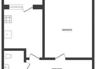 1-комнатная квартира на продажу, 40 м2, Ярославль, проспект Фрунзе, 29