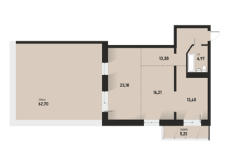 3-комнатная квартира на продажу, 131.74 м2, Шелехов, 5-й квартал, 1