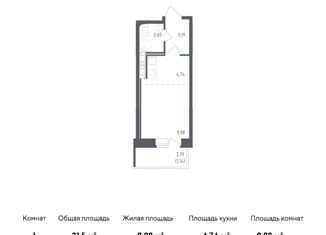 Продается квартира студия, 21.5 м2, Санкт-Петербург, улица Севастьянова, 32к4