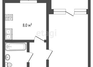 Продается 1-комнатная квартира, 40 м2, хутор Новоалександровка, Юбилейная улица, 21