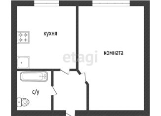 1-комнатная квартира на продажу, 30.5 м2, Курган, ЖК Комфорт, микрорайон 6А, 16