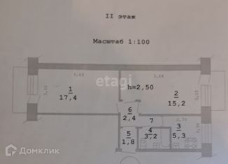 Продается двухкомнатная квартира, 47 м2, Пермь, улица Крисанова, 6, Ленинский район