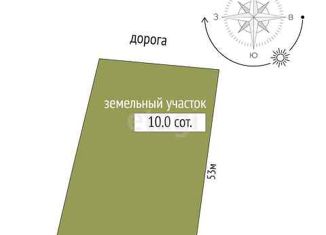 Участок на продажу, 10 сот., деревня Красный Яр, улица Мира