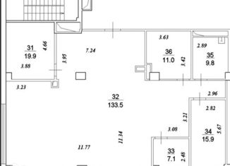 Сдам офис, 197.2 м2, Москва, 4-й Добрынинский переулок, 8, 4-й Добрынинский переулок