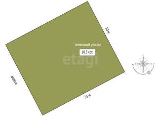 Продаю земельный участок, 10.5 сот., деревня Молчанова, Приозёрная улица, уч7